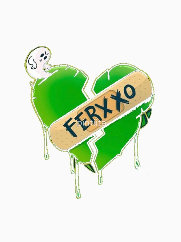 Broken Heart FERXXO Sticker Animated Feid Happy Birthday Ferxxo T-Shirt 4