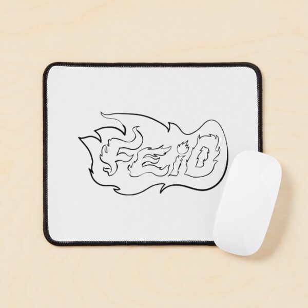 Feid Fire Design Mouse Pad 1