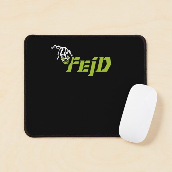 Feid Logo and Text Mouse Pad 1