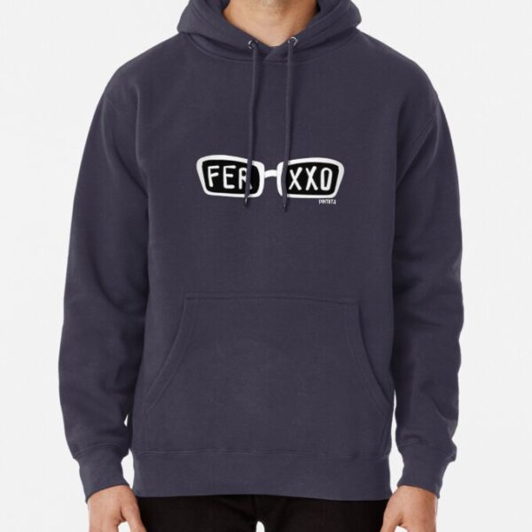 Feid Logo Glasses Graphic Hoodie 7