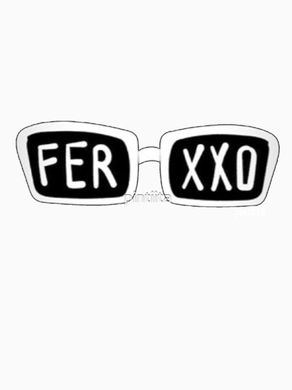 Feid Logo Glasses Graphic Hoodie 3