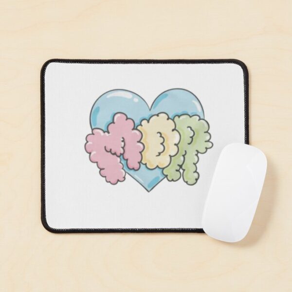 Feid Merch Heart Design Mouse Pad FE144 1