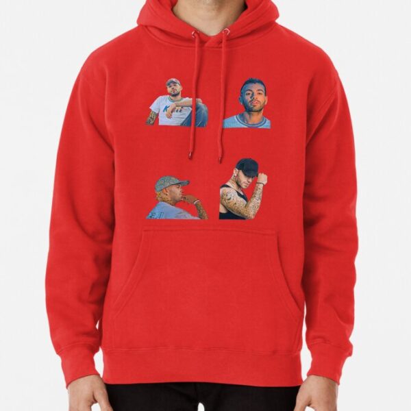 Feid Sticker Pack Graphic Hoodie 9