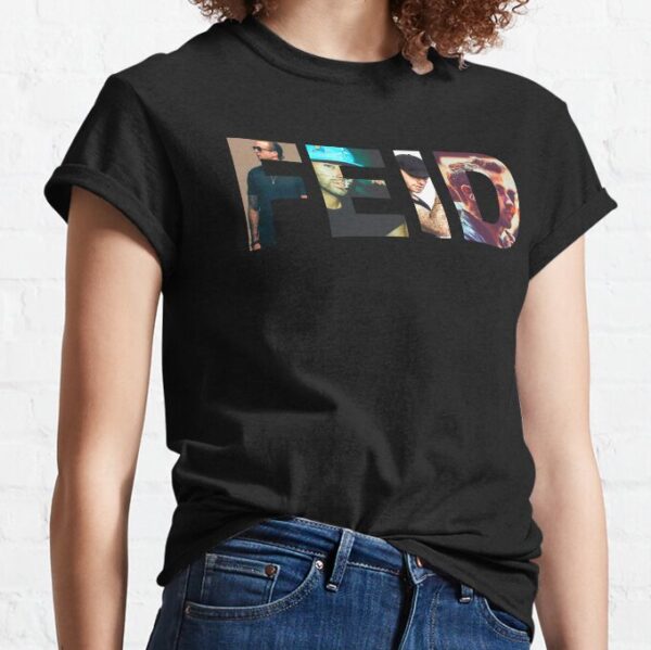 Feid T-Shirt Feid Sticker Graphic T-Shirt 3