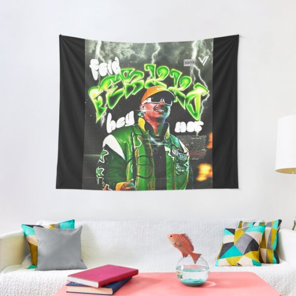 Feid x Ferxxo Tapestry Collaboration Wall Art FE129 1