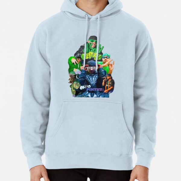 Feid x Pintiita Collage Graphic Hoodie 8