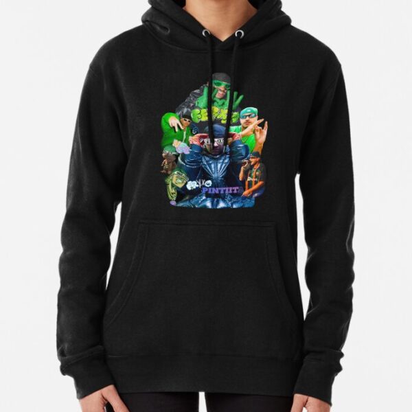 Feid x Pintiita Collage Graphic Hoodie 2