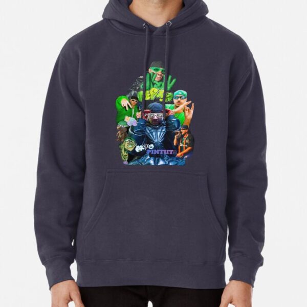 Feid x Pintiita Collage Graphic Hoodie 7