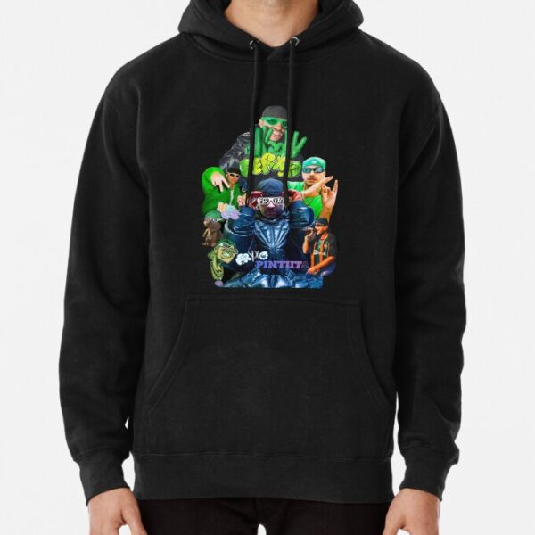 Feid x Pintiita Collage Graphic Hoodie 4