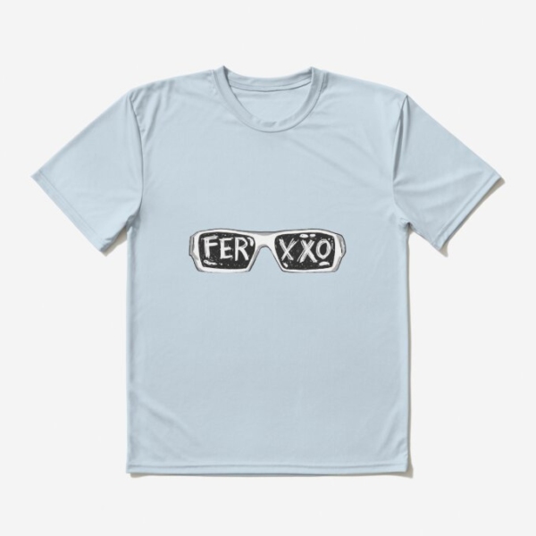 Ferxxo Glasses T-Shirt - Feid Logo Sticker Graphic T-Shirt 9