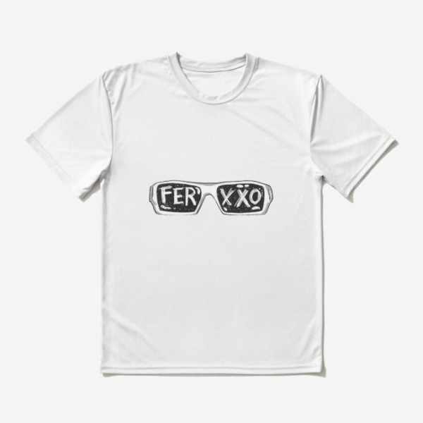 Ferxxo Glasses T-Shirt - Feid Logo Sticker Graphic T-Shirt 6