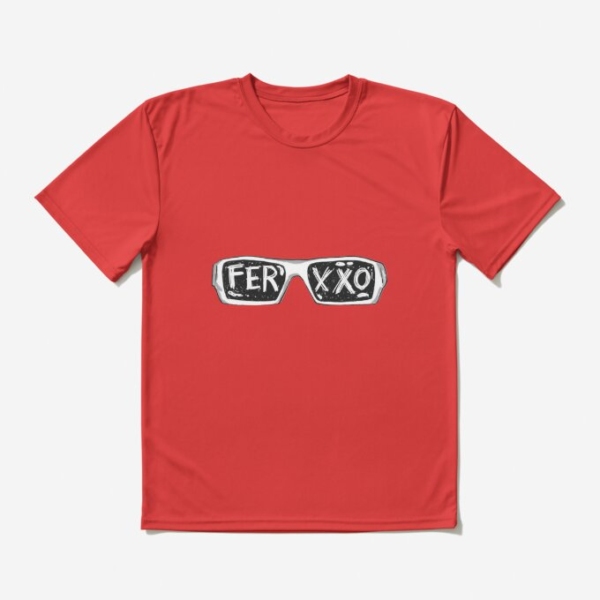 Ferxxo Glasses T-Shirt - Feid Logo Sticker Graphic T-Shirt 10