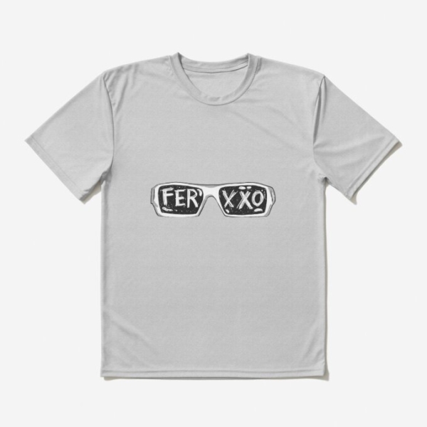 Ferxxo Glasses T-Shirt - Feid Logo Sticker Graphic T-Shirt 7