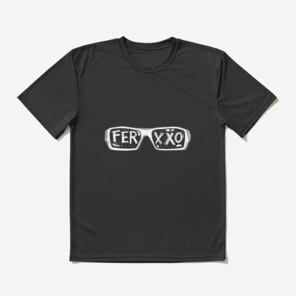 Ferxxo Glasses T-Shirt - Feid Logo Sticker Graphic T-Shirt 5