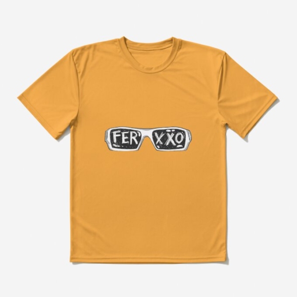 Ferxxo Glasses T-Shirt - Feid Logo Sticker Graphic T-Shirt 11