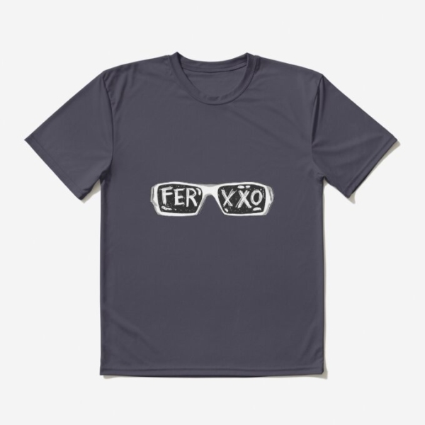 Ferxxo Glasses T-Shirt - Feid Logo Sticker Graphic T-Shirt 8