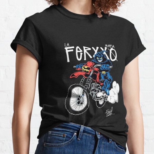 La Mafia del FERXXO T-Shirt Feid's Logo Graphic T-Shirt 3