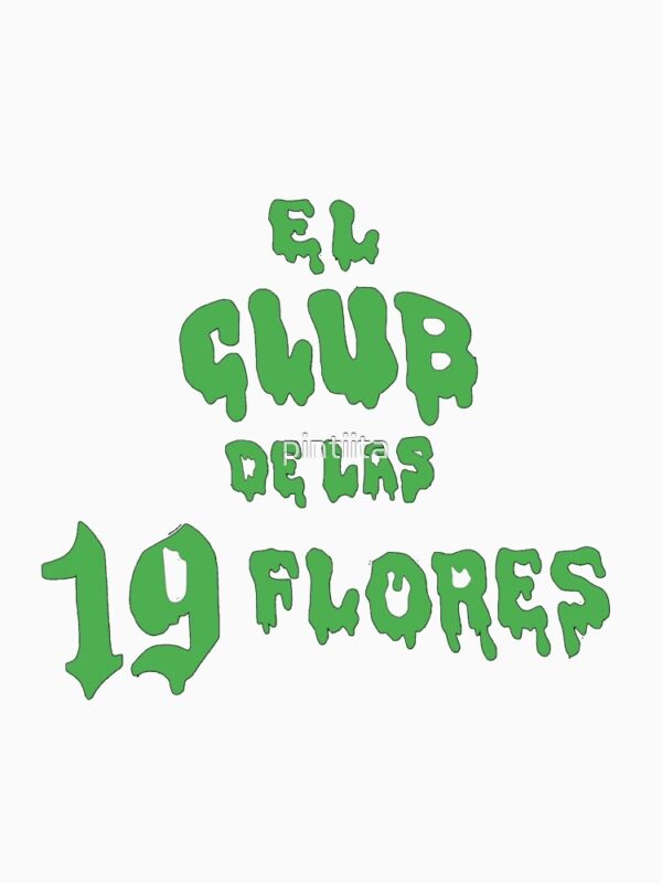 The Club of the 19 Flowers by FERXXO FERXXO Sticker Graphic T-Shirt 4